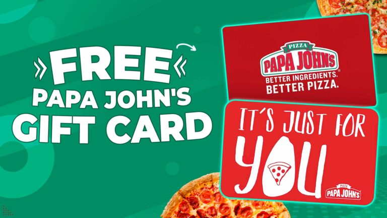 $100 Papa John’s Gift Card Is Waiting To Score