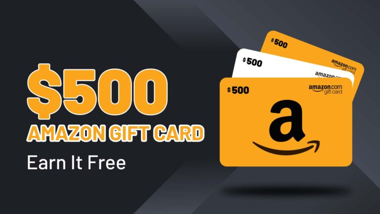 $500 Amazon Gift Card for Early Black Friday Deals!