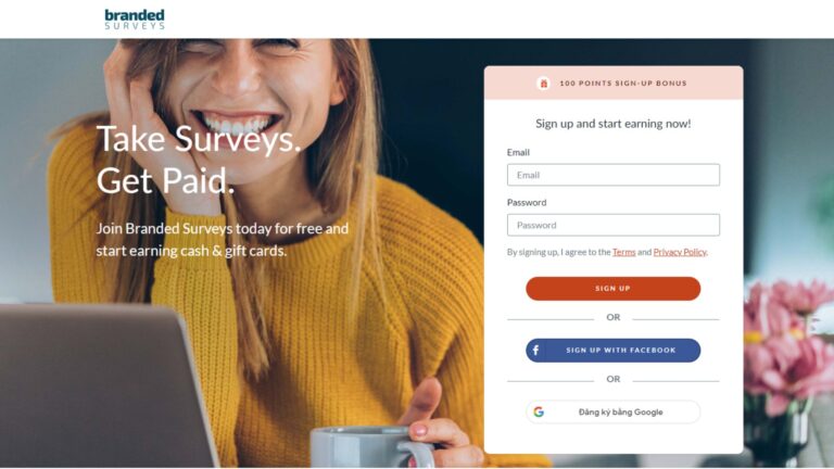 Branded Surveys – Earn Cash & Gift Cards