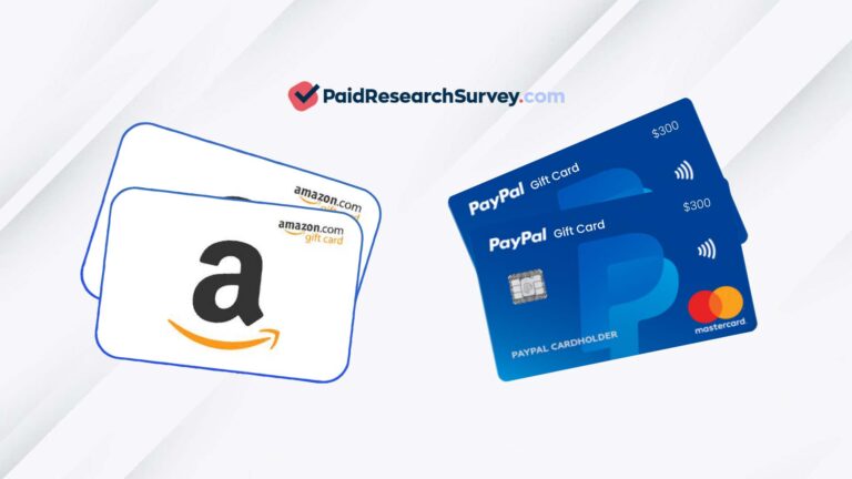 Paid Research Survey to Win Cash and Gift Cards